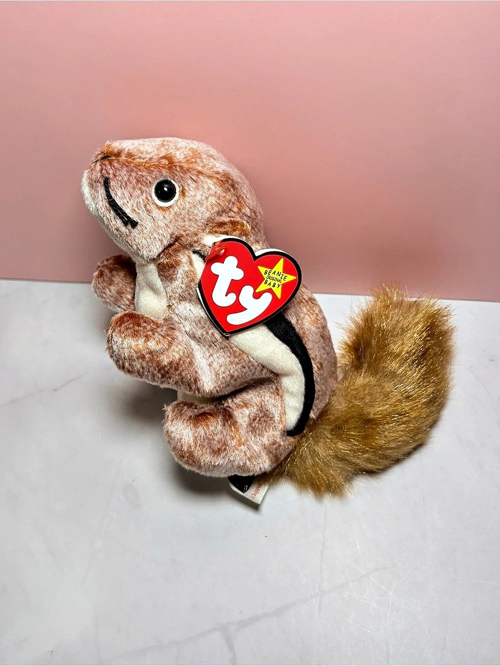 🐿️ Ty Beanie Babies Chipper the Chipmunk